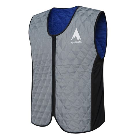 cooling fabric metallic vest sale|AlphaCool Evaporative Cooling Vest S.